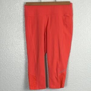Lucy Powermax Sz XS X-Training Nylon Blend Sahara Sunset Capri Workout Leggings